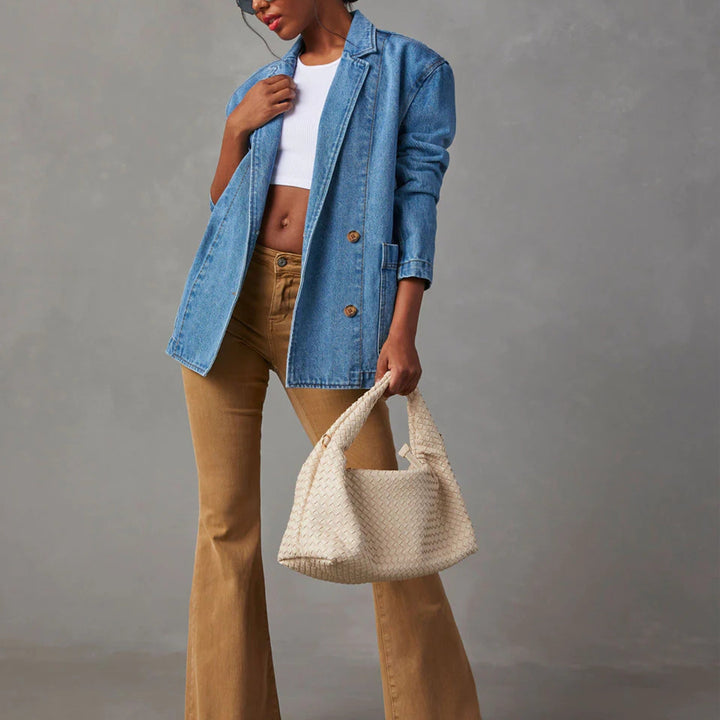 Levoire | Pestyt Bleu Veste En Jean À Manches Longues