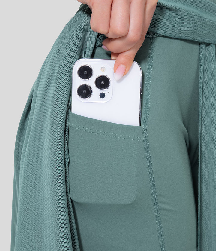 Levoire | Jupe Midi 2-En-1 Taille Haute