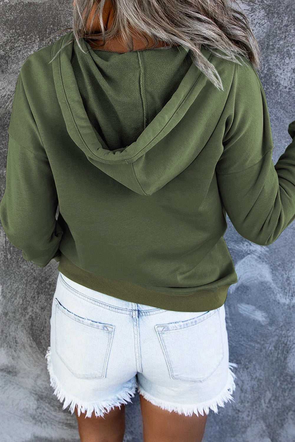 Levoire | Sweat À Capuche En Fleece Avec Détails En Bouton