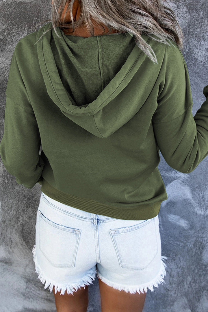 Levoire | Sweat À Capuche En Fleece Avec Détails En Bouton