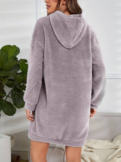Levoire | Pull À Capuche En Teddy Chaud D'Automne Pour Femmes