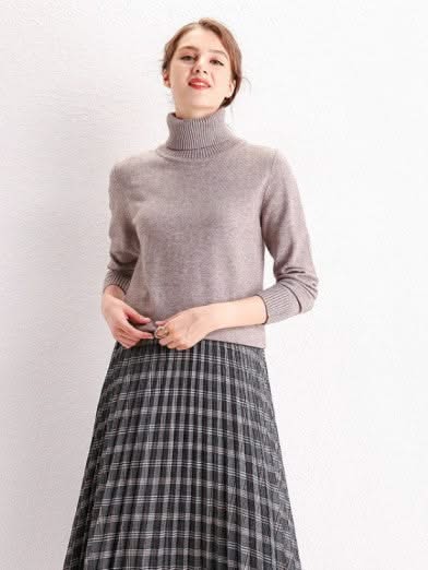 Levoire | Chemise Col Classic En Tricot Garantie Chaleur Et Style Chameau