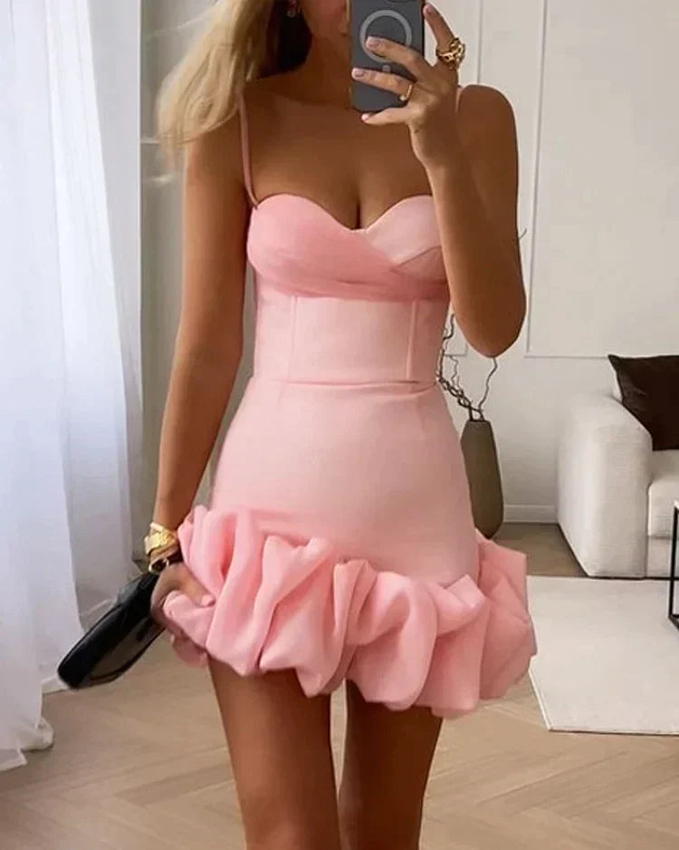 Levoire | Enchanted Robe froncée pour femme Rose