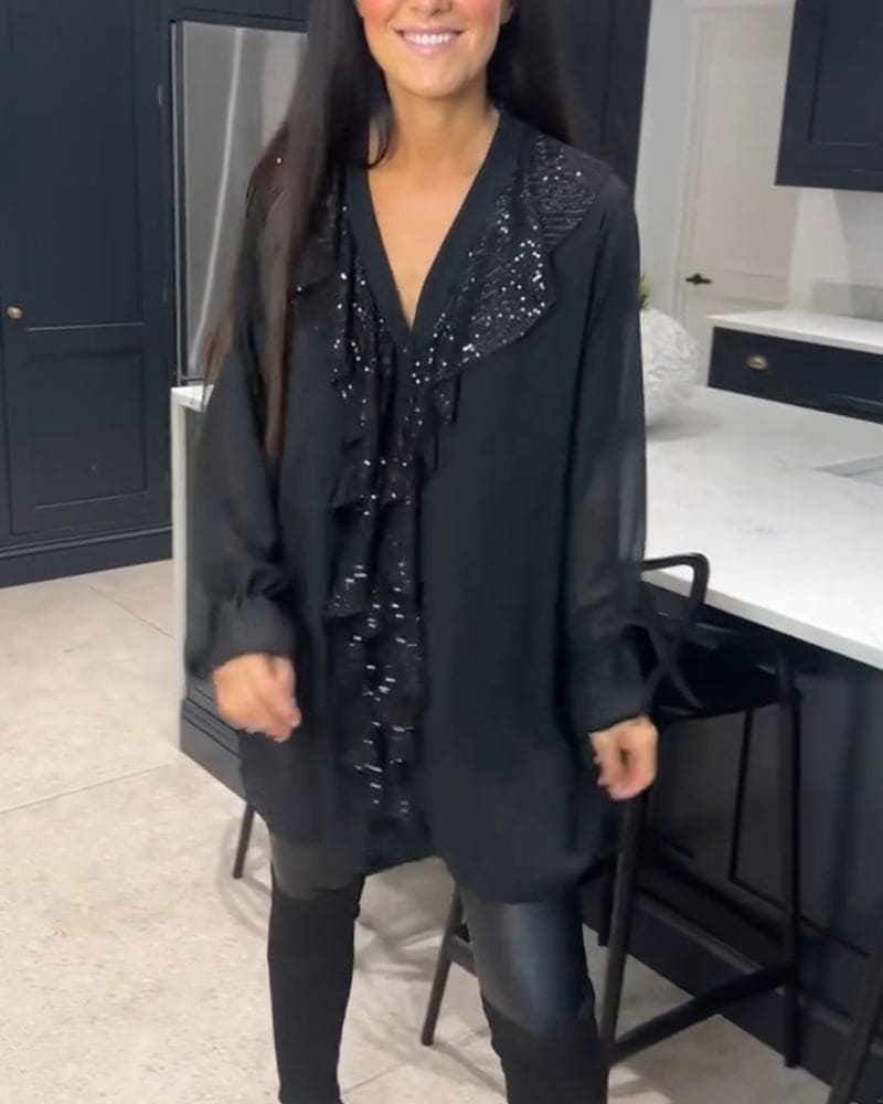 Levoire | Blouse Avec Volants Dans Une Coupe Élégante