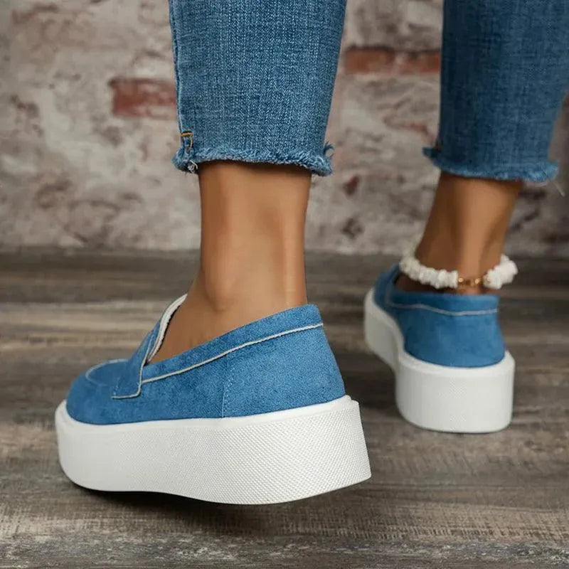 Levoire | Nouvelles mocassins avec platforme et bout rond