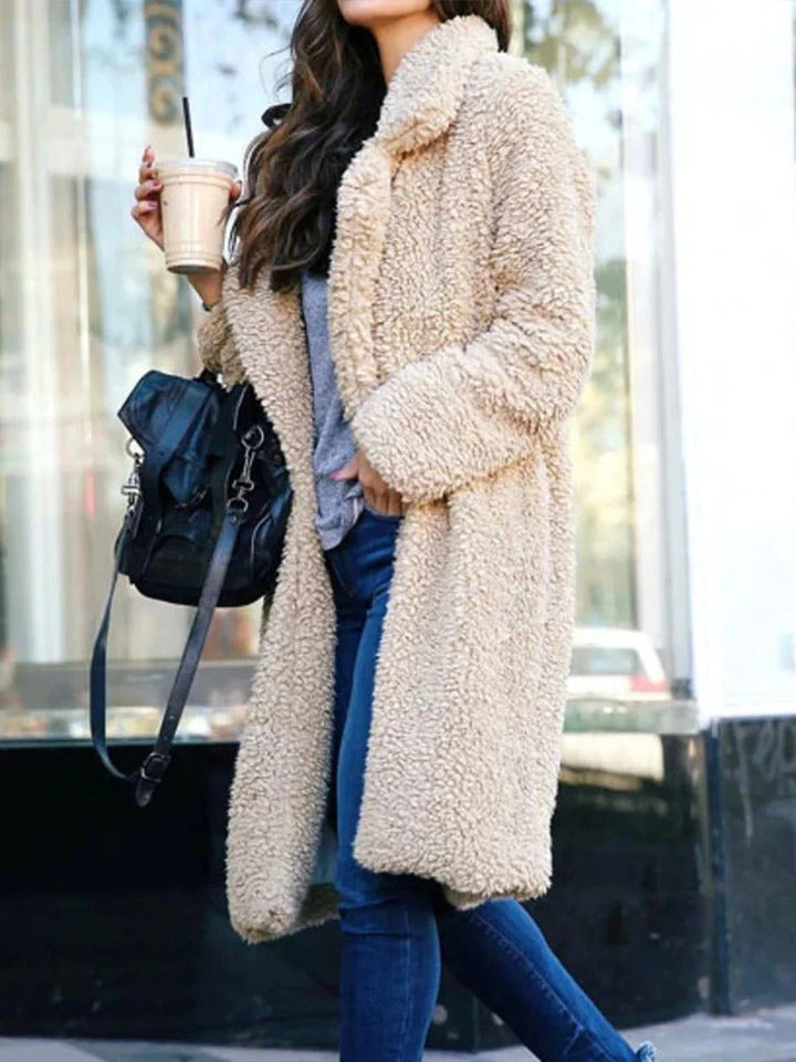 Levoire | Veste En Teddy À Manches Longues En Fourrure Synthétique
