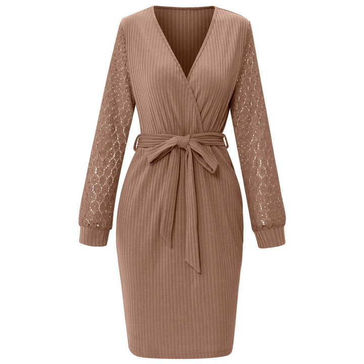 Levoire | Robe Avec Manches Longues En Dentelle