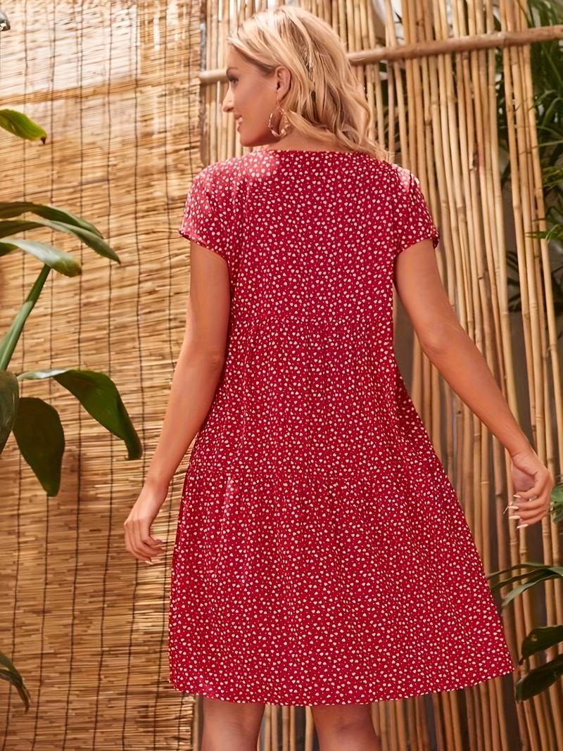 Levoire | Décontracté Chic Robe À Manches Courtes