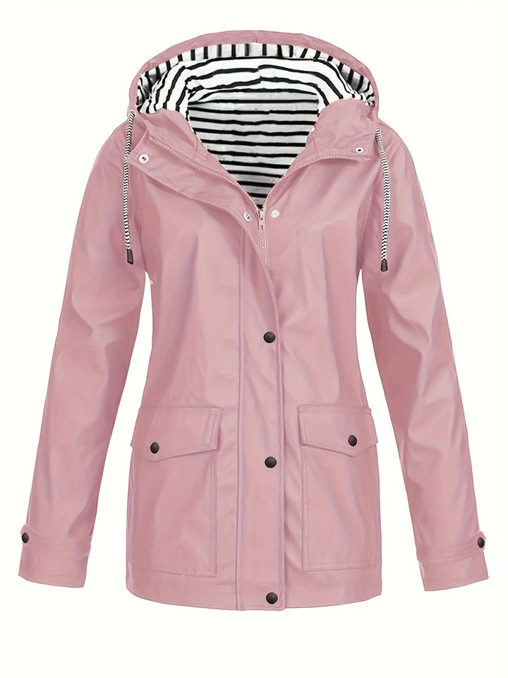 Levoire | Veste De Pluie Pratique Pour En Déplacement Rosa