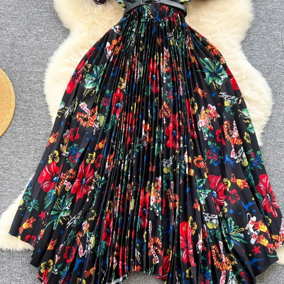 Levoire | Robe en A plissée irrégulière