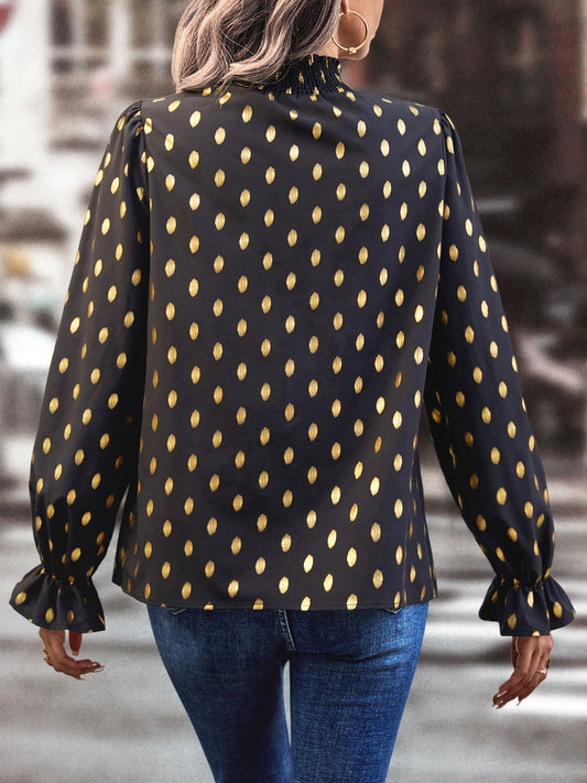 Levoire | Painettu Pusero Pehmeä Kaula Ja Röyhelö Hihat