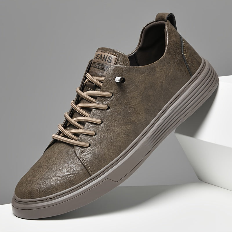 Levoire | Weinlese Baskets De Skate Plates Pour Hommes Couleur café