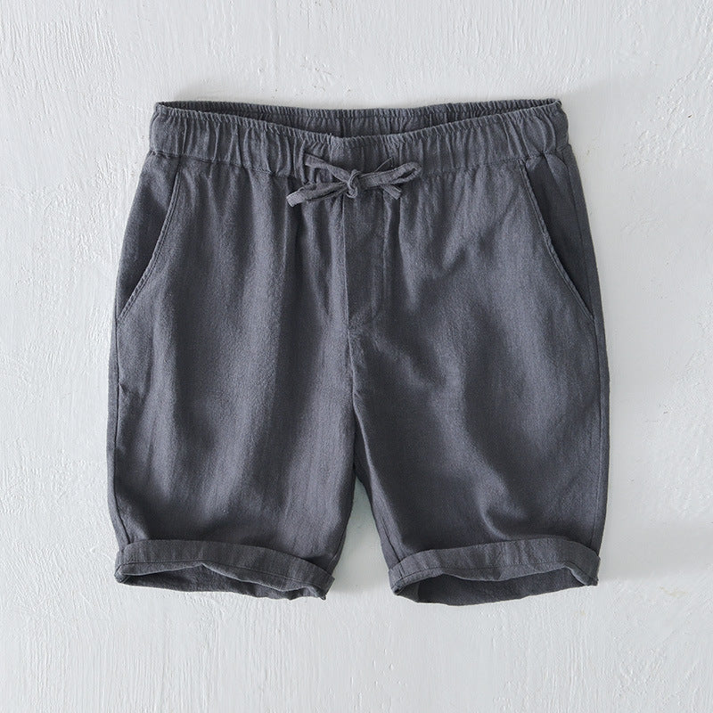 Levoire | Shorts En Lin Léger Gris