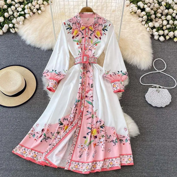Levoire | Robe femme avec rigidité de lampion Blanc