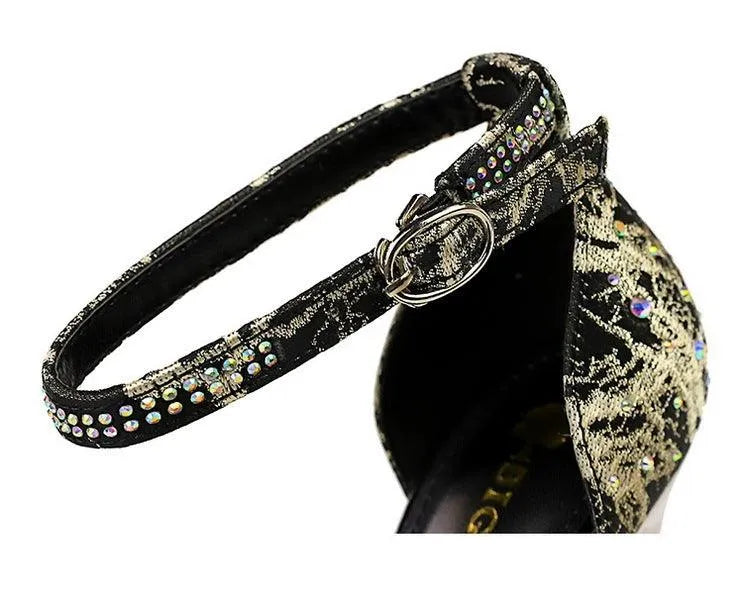 Levoire | Helmi et sandales peep-toe en diamant avec talons