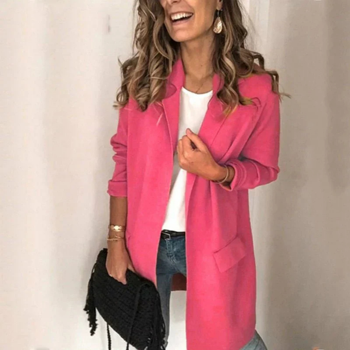 Levoire | Blazer Élégant En Couleur Vive Rosa
