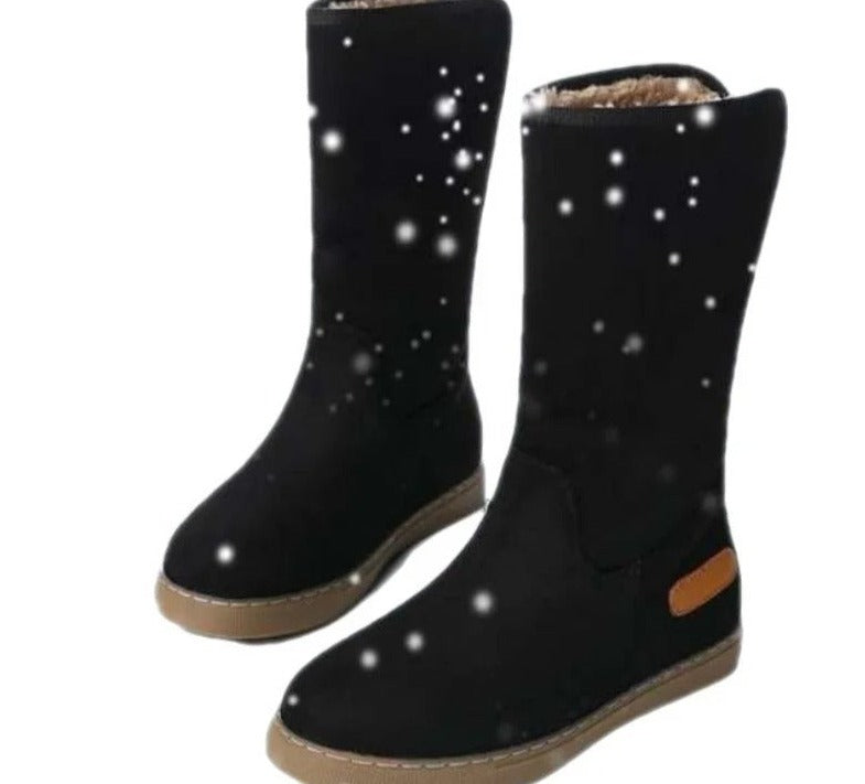 Levoire | Bottes D'Hiver Chaudes À Talon Plat