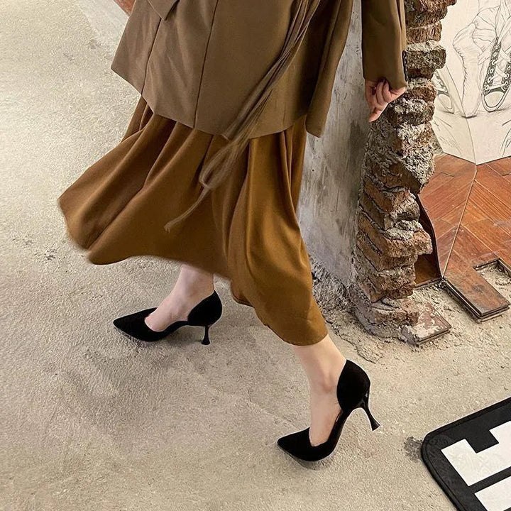 Levoire | Chaussures à talon aiguille en dentelle noire