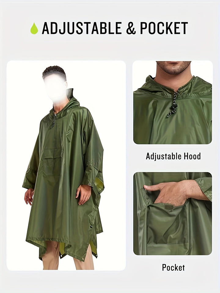 Levoire | Veste De Pluie Légère Imperméable Avec Capuche Et Poche