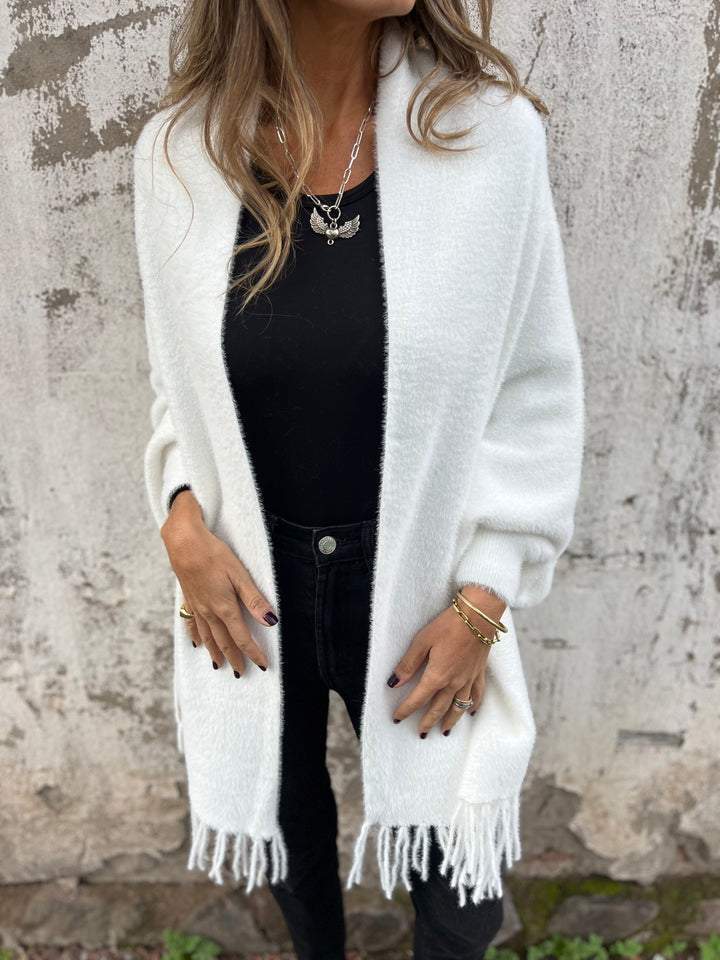 Levoire | Veste Femme Avec Manches Longues Et Franges