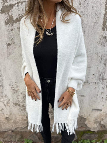 Levoire | Veste Femme Avec Manches Longues Et Franges