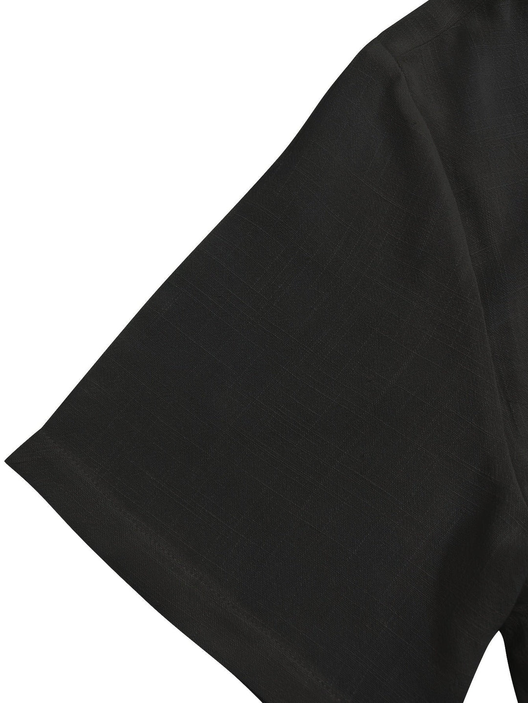 Levoire | T-Shirt Uni Hommes Col Henley Profond