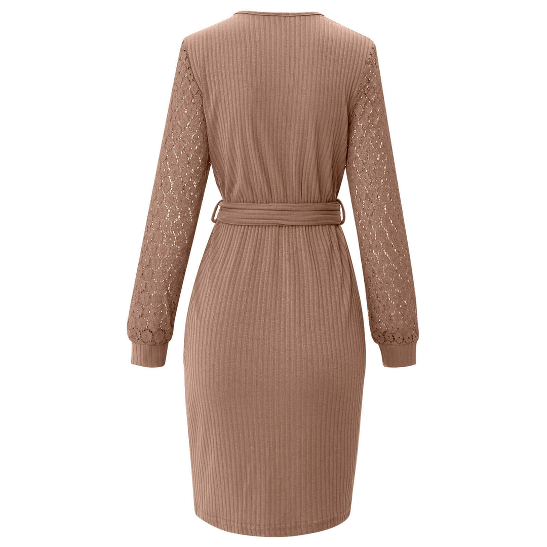 Levoire | Robe Avec Manches Longues En Dentelle