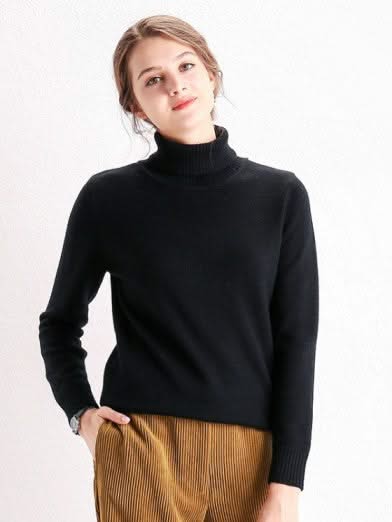 Levoire | Chemise Col Classic En Tricot Garantie Chaleur Et Style Noir