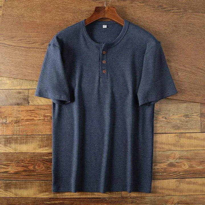 Levoire | T-shirt à manches courtes pour hommes Bleu foncé