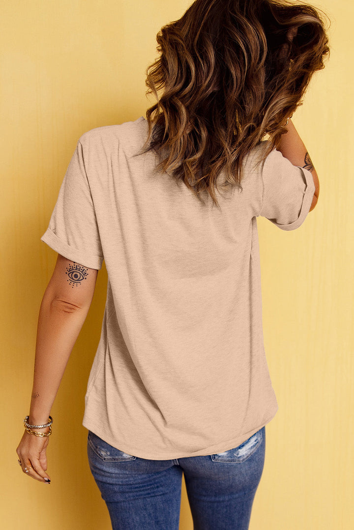 Levoire | Citrouille Comtesse Col Rond Manches Courtes T-shirt