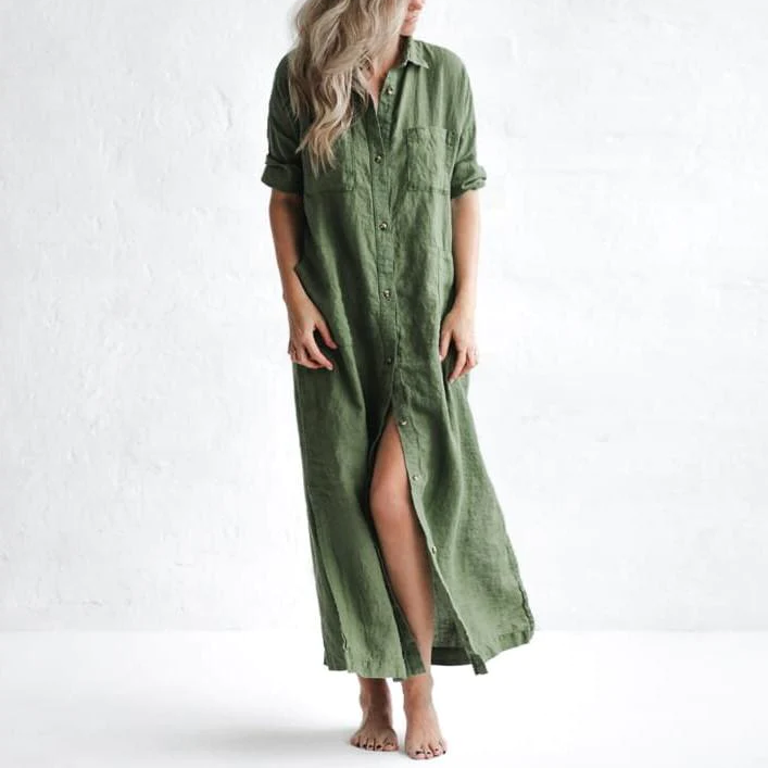 Levoire | Robe Verte Élégante