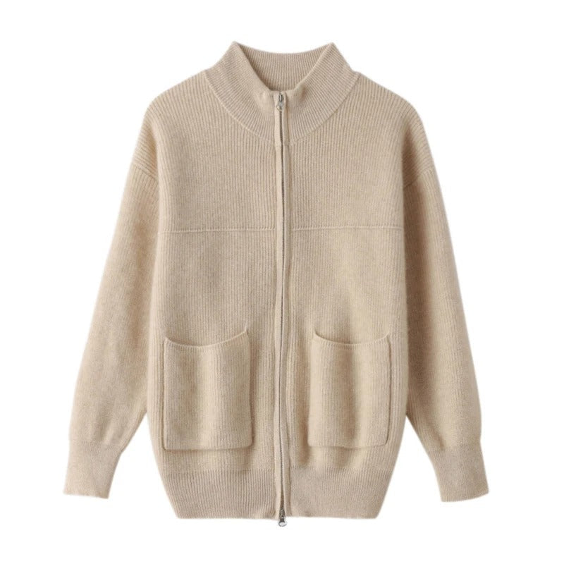 Levoire | Gilet Classique Zippé Beige