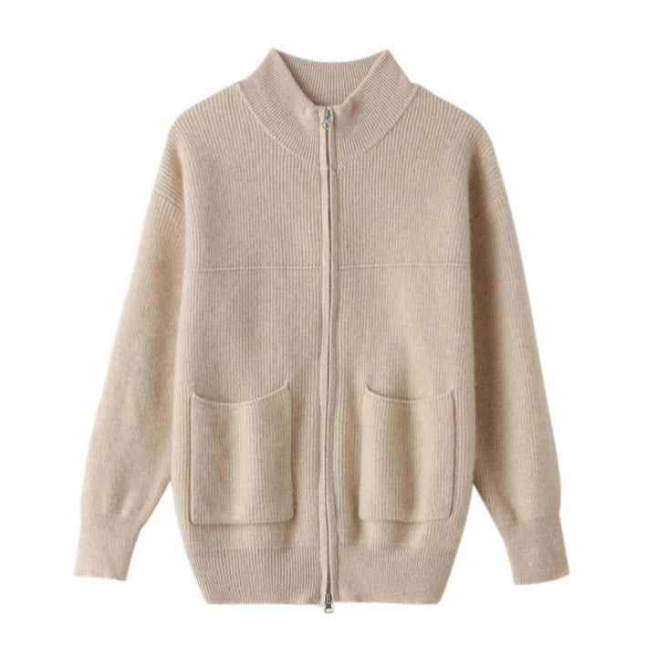 Levoire | Gilet Classique Zippé Beige