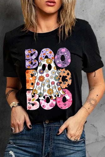 Levoire | BOO Gespenster Graphique Col Rond T-shirt à Manches Courtes