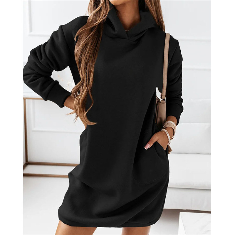 Levoire | Robe à capuche confortable et élégante Noir