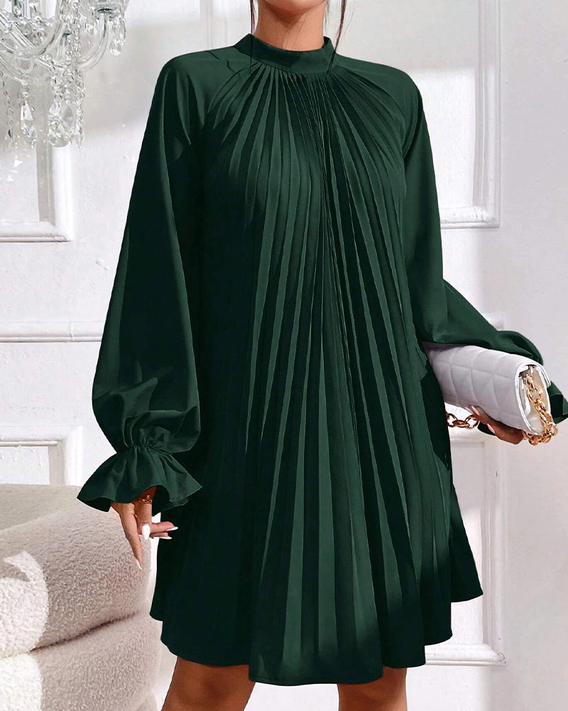 Levoire | Robe avec des manches bouffantes Vert