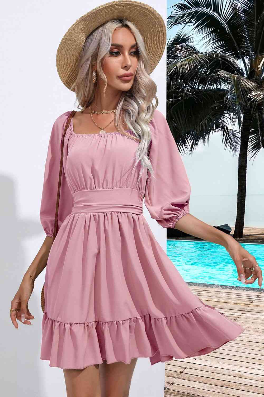 Levoire | Robe à encolure carrée