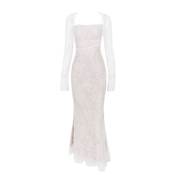 Levoire | Robe à bretelles élégante jupe sirène