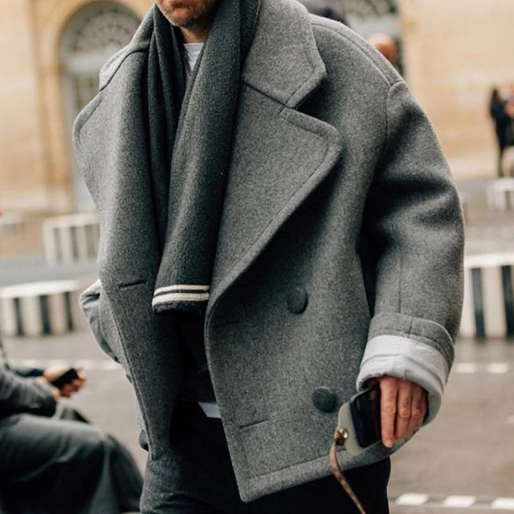 Levoire | Veste Courte Élégante Pour Hommes Gris
