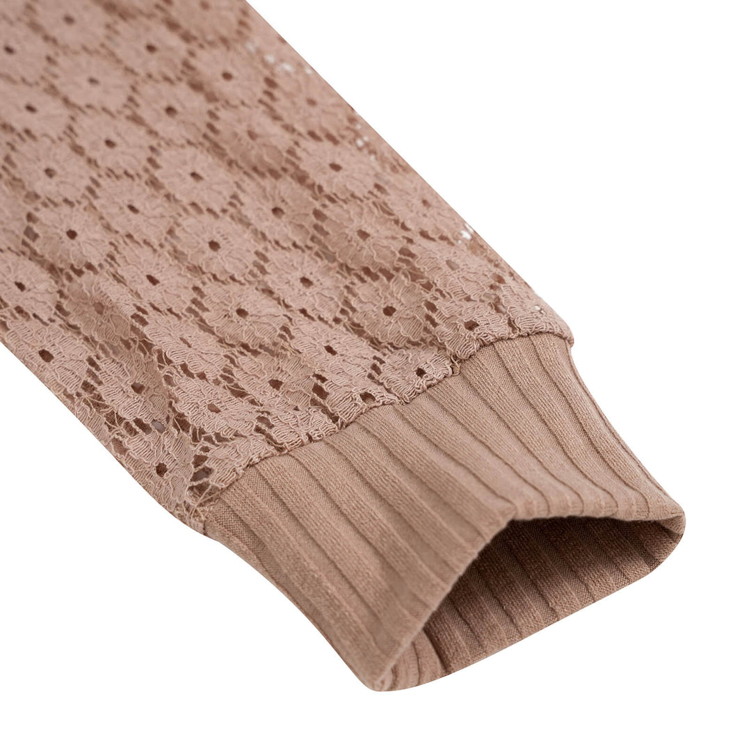 Levoire | Robe Avec Manches Longues En Dentelle