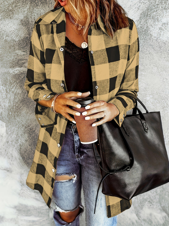 Levoire | Ruutu Rennosti Longue Manche Chemise