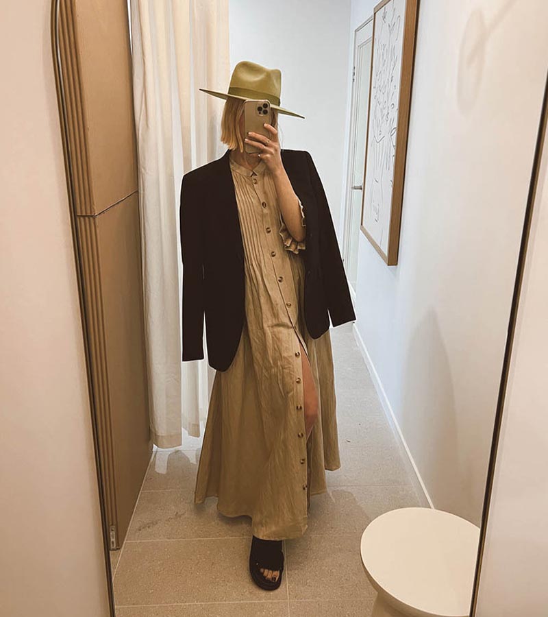 Levoire | Robe En Lin Plissée Élégante