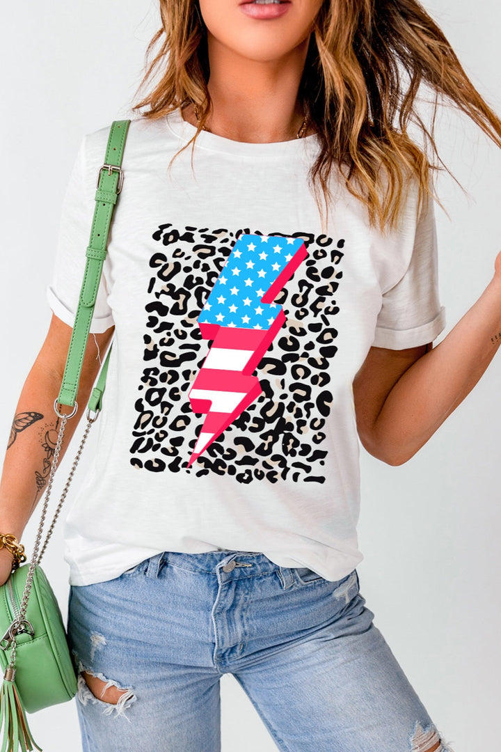 Levoire | Comtesse Col Rond T-shirt à Manches Courtes