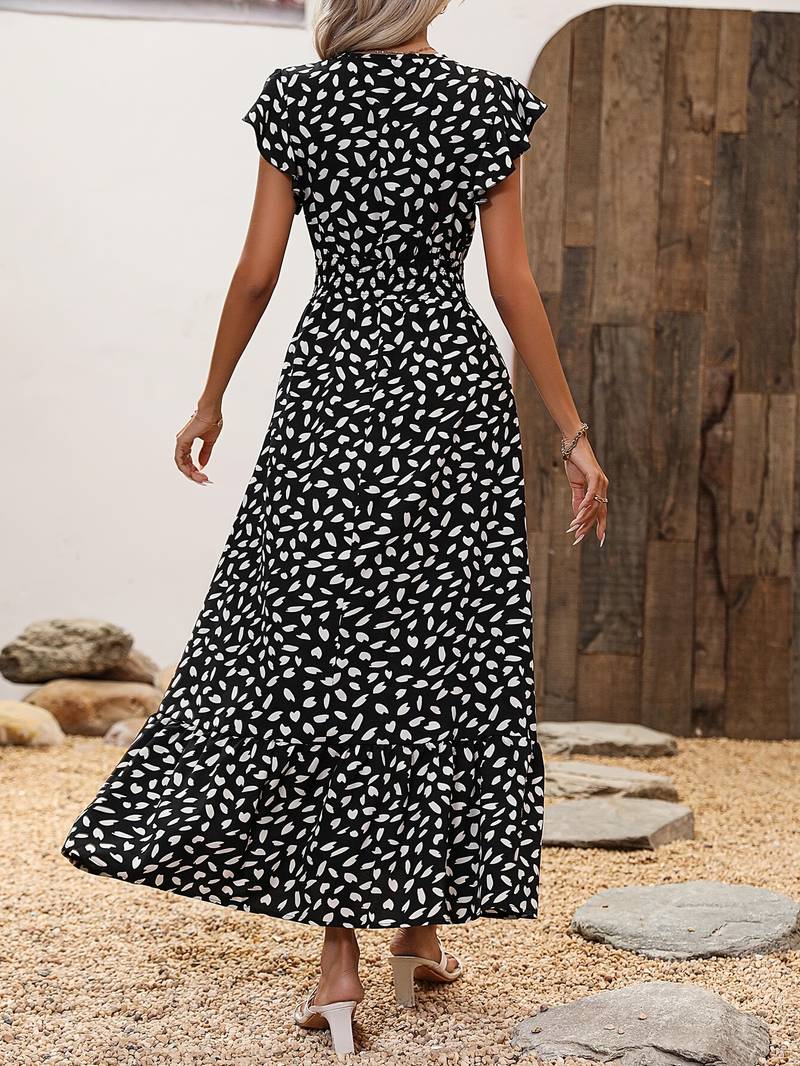 Levoire | Robe En A Avec Impression Intégrale