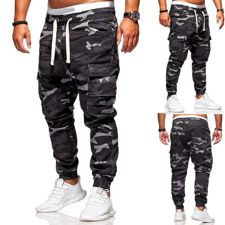 Levoire | Pantalons de loisirs camo à cordon mode homme
