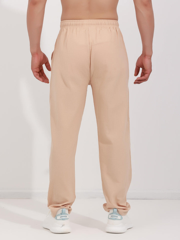 Levoire | Pantalon En Coton Respirant Pour Hommes Avec Cordon