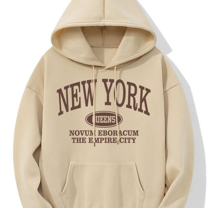 Levoire | Sweat À Capuche Avec Impression D'Imprimerie De New York Et Poche Kangourou