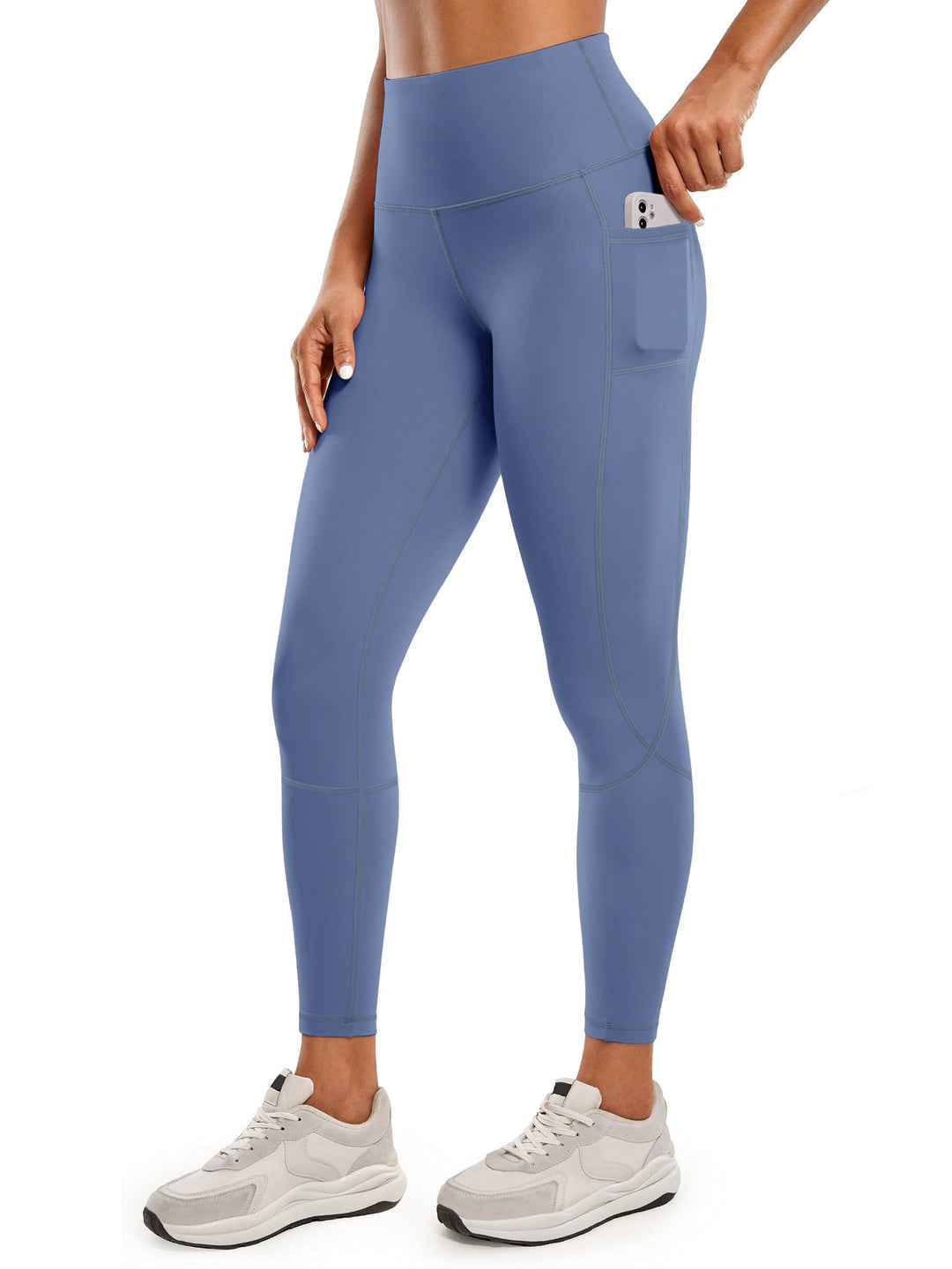 Levoire | Pantalons De Yoga Pour Femmes À Séchage Rapide Avec Taille Haute Et Poche Papu bleu