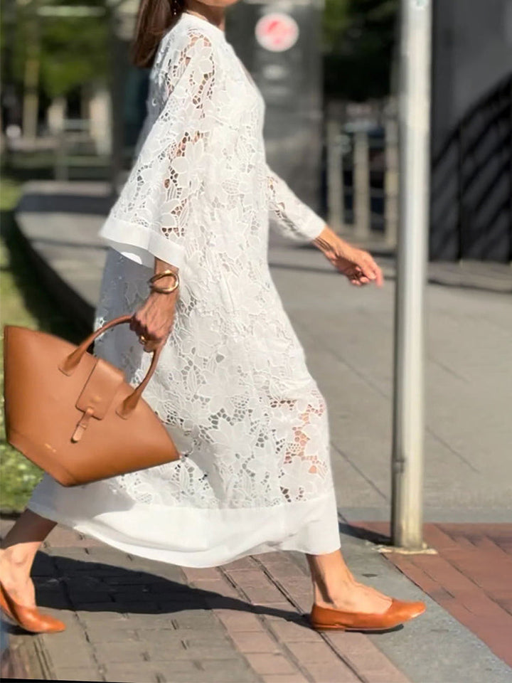 Levoire | Robe En Dentelle Avec Une Touche Romantique