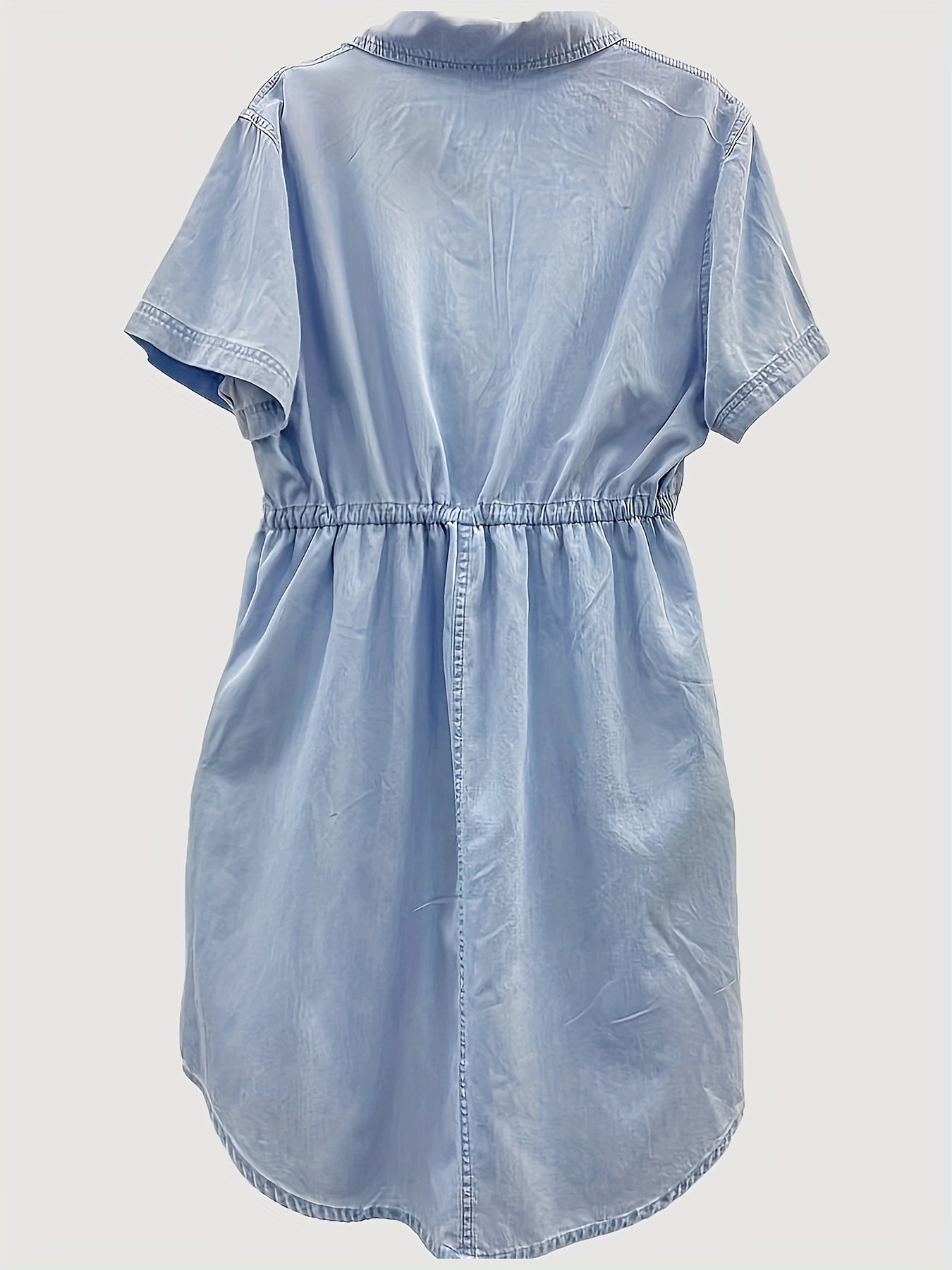 Levoire | Robe Midi En Jean Avec Ceinture À La Taille